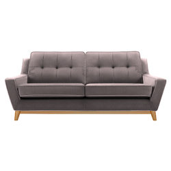 G Plan Vintage The Fifty Three Large 3 Seater Sofa Marl Aubergine